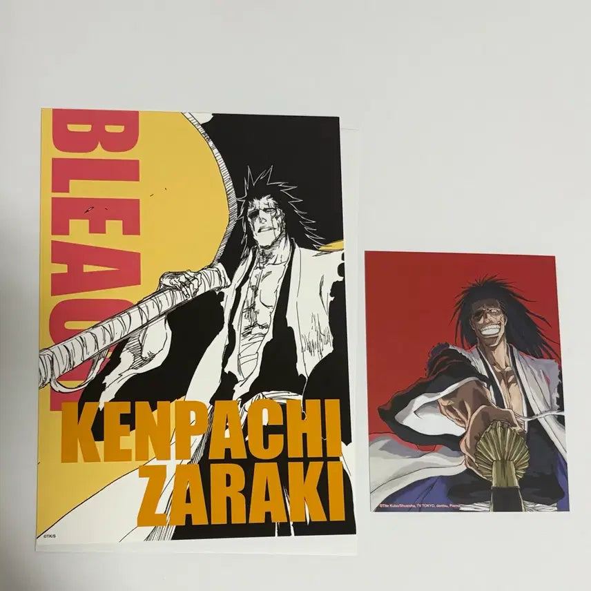 [BUNJANG] Bleach Kenpachi Art Card Exhibition Postcard / [블리치] 켄파치 점프샵 아트카드 엽서