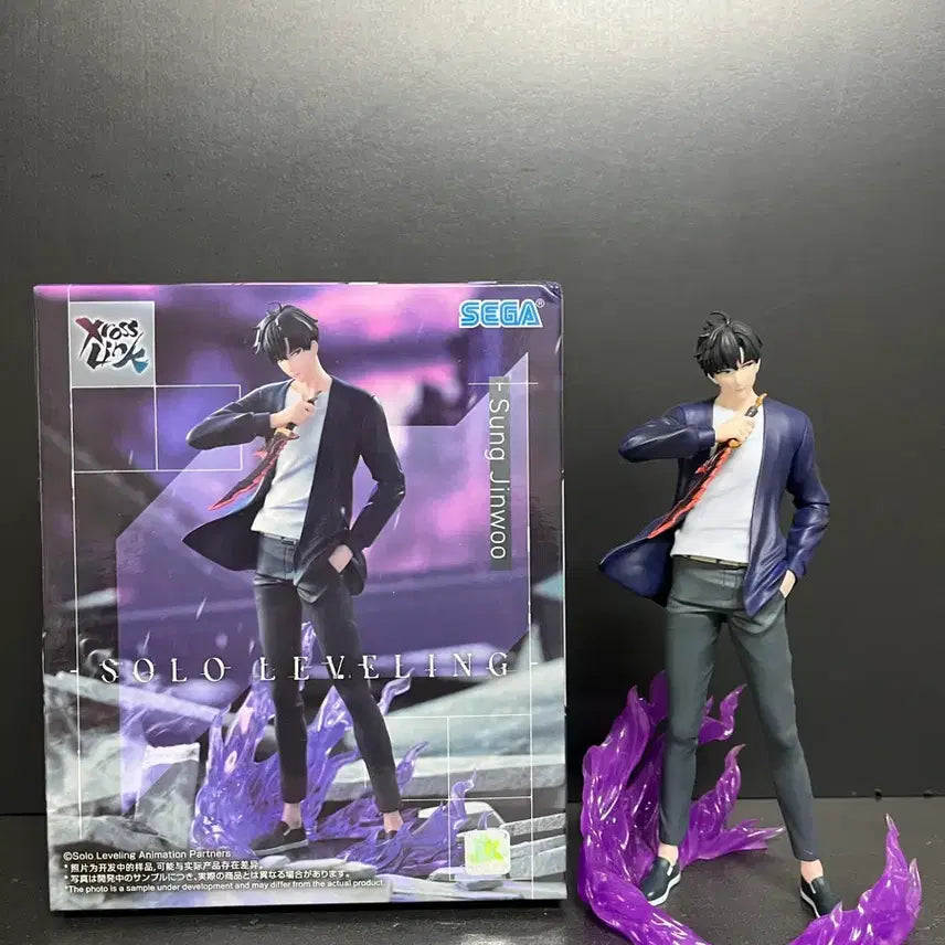 [BUNJANG] Solo Leveling Sung Jin Woo Xross Figure (Unsealed) / 개봉품 나혼자만레벨업 성진우 피규어 성진우 엑스로스 피규어