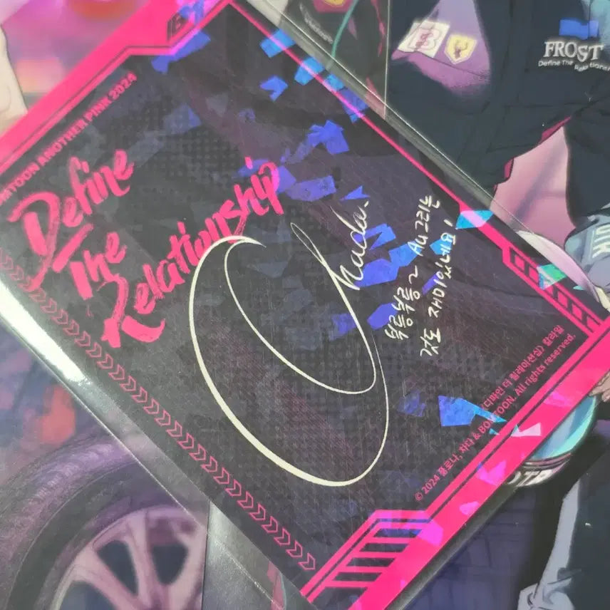 [BUNJANG] The Finder Relationship DTR Another Pink Signature Photo Card / 디파인더릴레이션십 디티알 DTR 어나더핑크 어핑 시그 인화사진 포카