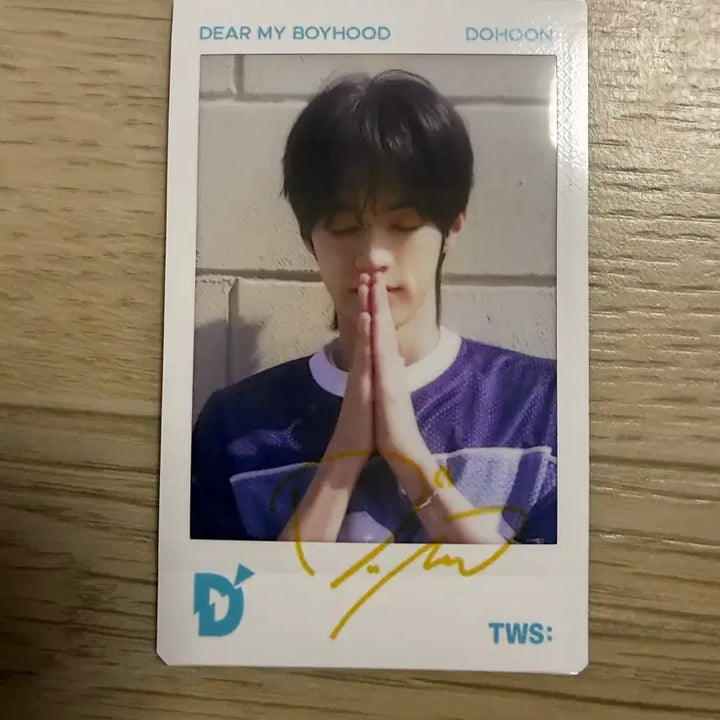 [BUNJANG] TWS Dicon Japan Popup Dohoon Signed Polaroid / 투어스 디아이콘 일본 팝업 도훈 싸인 폴라로이드