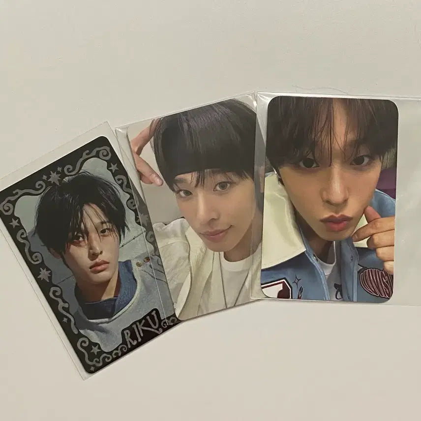 [BUNJANG] NCT WISH Riku Photocard Bundle Set (3 pcs) / [당일발송] 엔시티 위시 리쿠 포카 3장 일괄