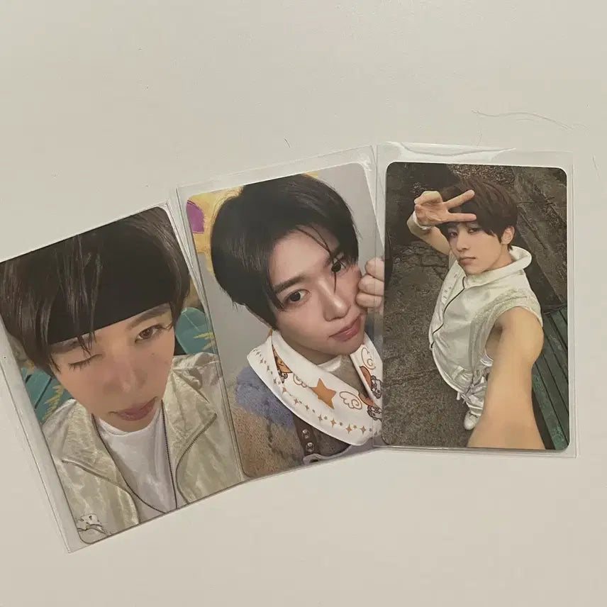 [BUNJANG] NCT WISH Sion Lucky Draw Photocard Bundle Set / [당일발송] 엔시티 위시 시온 특전 포카 3장 일괄