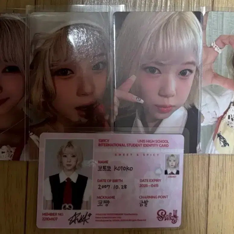 [BUNJANG] UNIIS Kotoko Swish Album Photocard / 유니스 코토코 스위시 앨범포카