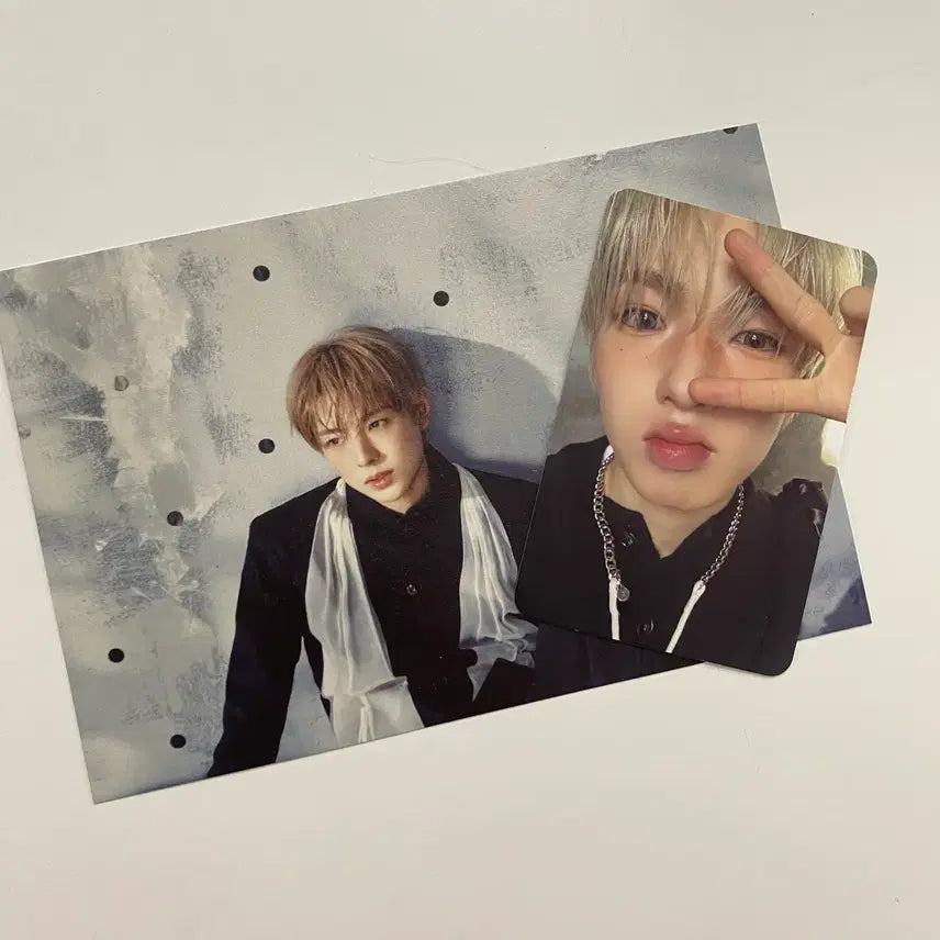 [BUNJANG] NCT Wish Anterose Yushi Postcard &amp; Sakuya Photocard Bundle Set / [당일발송] 엔시티 위시 안테로스 유우시 엽서, 사쿠야 포카 일괄