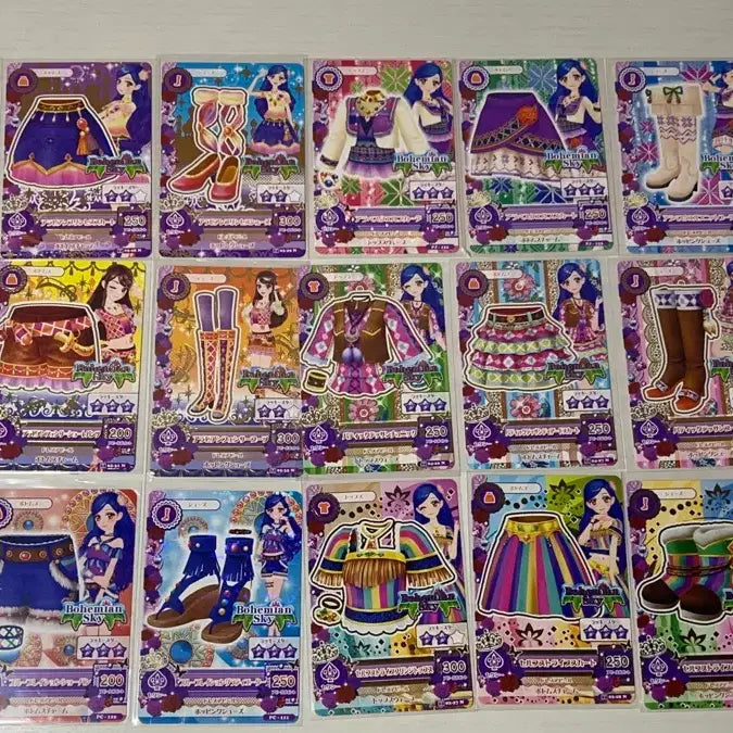 [BUNJANG] Aikatsu! Idol Kasezawa Sora Bohemian Sky Japanese Card Bundle Set / 아이카츠 아이엠스타 카제사와 소라 보헤미안 스카이 일판 카드 일괄