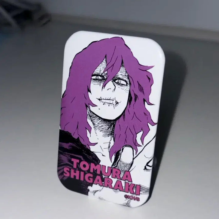 [BUNJANG] My Hero Academia Tomura Shigaraki Jump Shop Square Stand Original Art Can Badge / 히로아카 시가라키 토무라 점프샵 스퀘어 스탠드 원화 캔뱃지 나히아