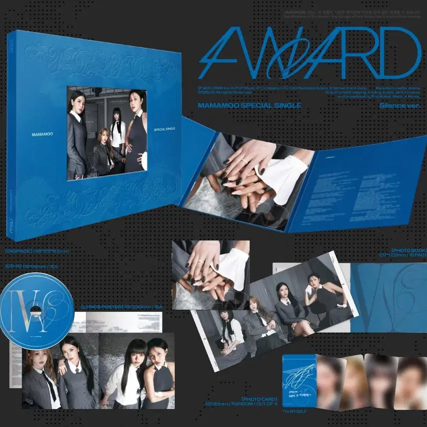 [BUNJANG] Mamamoo 4ward Memories Silence Version Album (Sealed) / 마마무 포워드 미개봉 앨범 양도