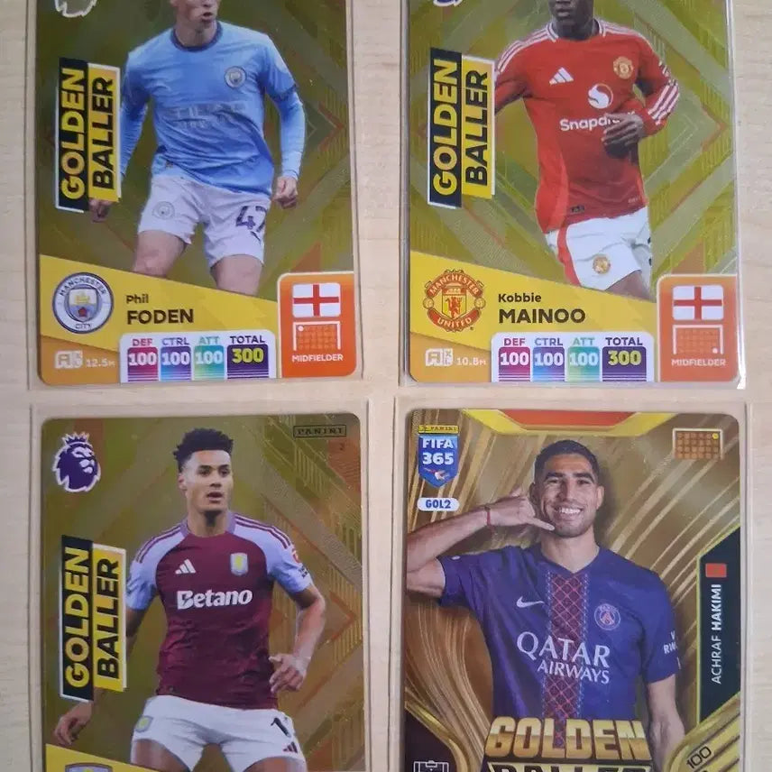 [BUNJANG] Panini Soccer Card Golden Ballers Set / 파니니 축구카드 골든볼러