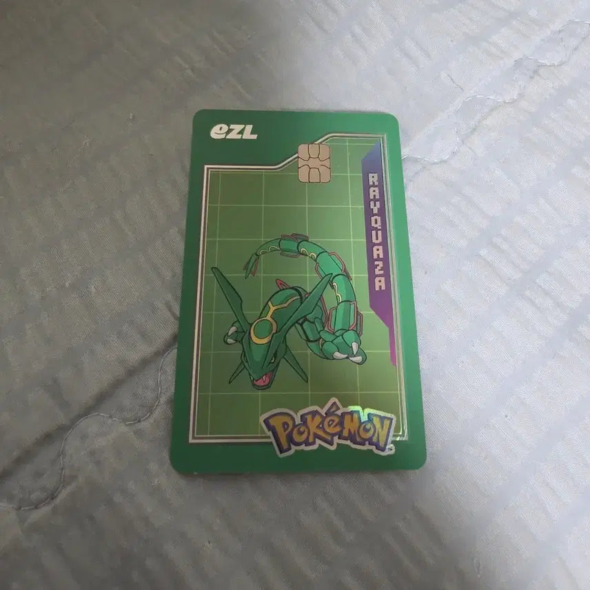 [BUNJANG] Pokemon Rayquaza Transit Card / 포켓몬 교통카드 레쿠쟈