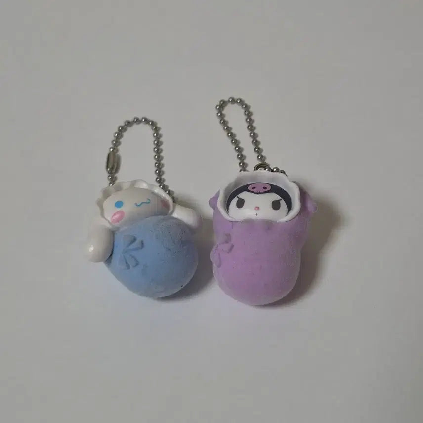 [BUNJANG] Sanrio Okurumi Baby Mascot 3 Cinnamonroll/Kuromi Gachapon Figure / [가챠] 산리오 오쿠루미 베이비 마스코트3 시나모롤/쿠로미