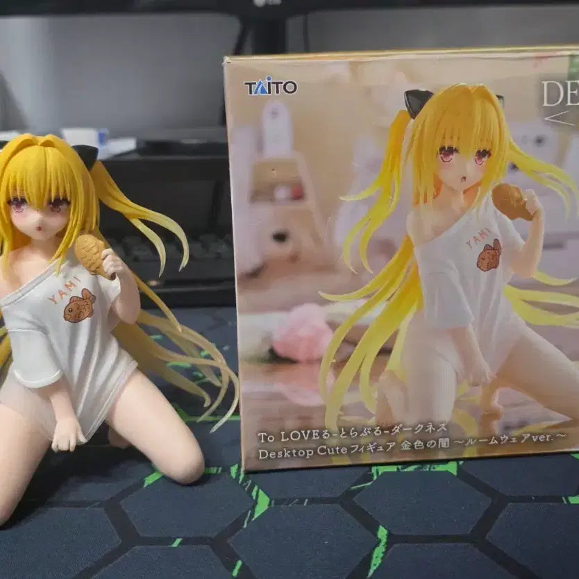 [BUNJANG] To LOVE-Ru Darkness Yami Gold Darkness Desktop Figure by Taito / [투러브 트러블 다크니스] 금빛 어둠 야미 데스크탑 피규어 [타이토]
