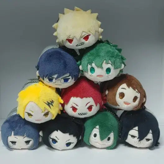 [BUNJANG] My Hero Academia Mochi Mochi Pottecoro Uniform Version Bundle Set / 히로아카 모치모치 마스코트 포테코로 일괄