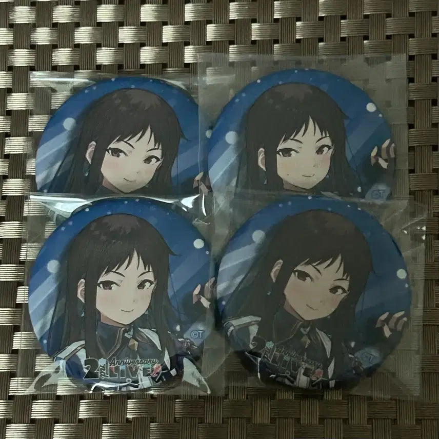 [BUNJANG] Bandori! Girls Band Party! 2nd Anniversary Live Rin Kaga Can Badge Set / 걸즈 밴드 크라이 2주년 라이브 린 캔뱃지 세트