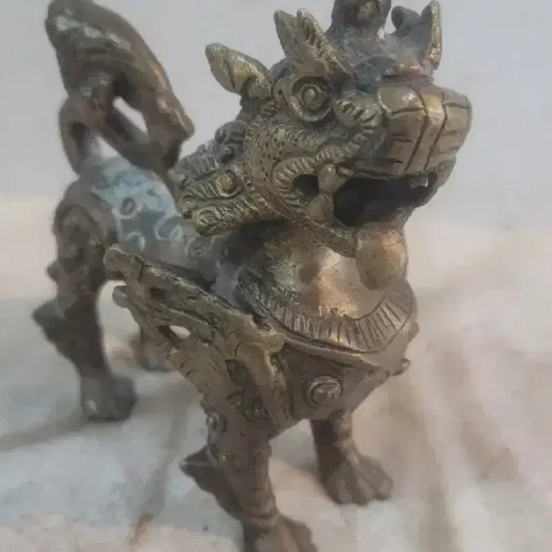 [BUNJANG] Bronze Giraffe Figurine / 브론즈 / 상상의 동물 기린