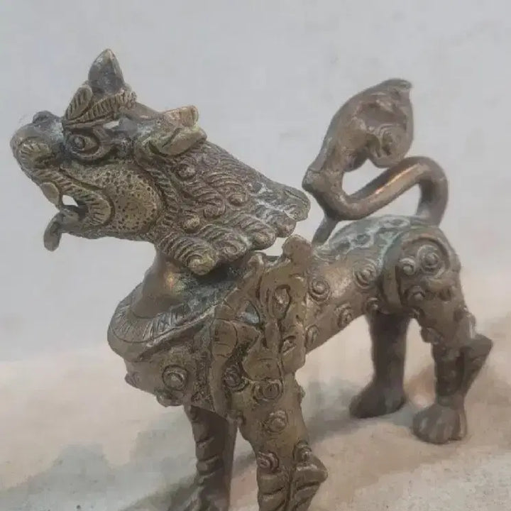 [BUNJANG] Bronze Giraffe Figurine / 브론즈 / 상상의 동물 기린