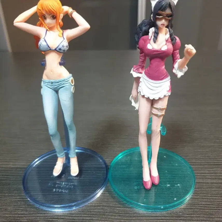 [BUNJANG] One Piece Nami &amp; Baby-5 Bikini &amp; Maid Outfit Figure Set / 원피스 나미 베이비5 피규어