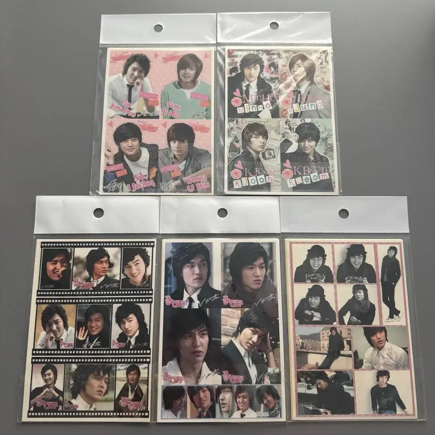 [BUNJANG] Boys Over Flowers F4 Gu Jun Pyo Sticker Set (Retro Stationery) / 응답하라2009 [고전문구] 꽃보다남자 비공굿 스티커 옛날문구