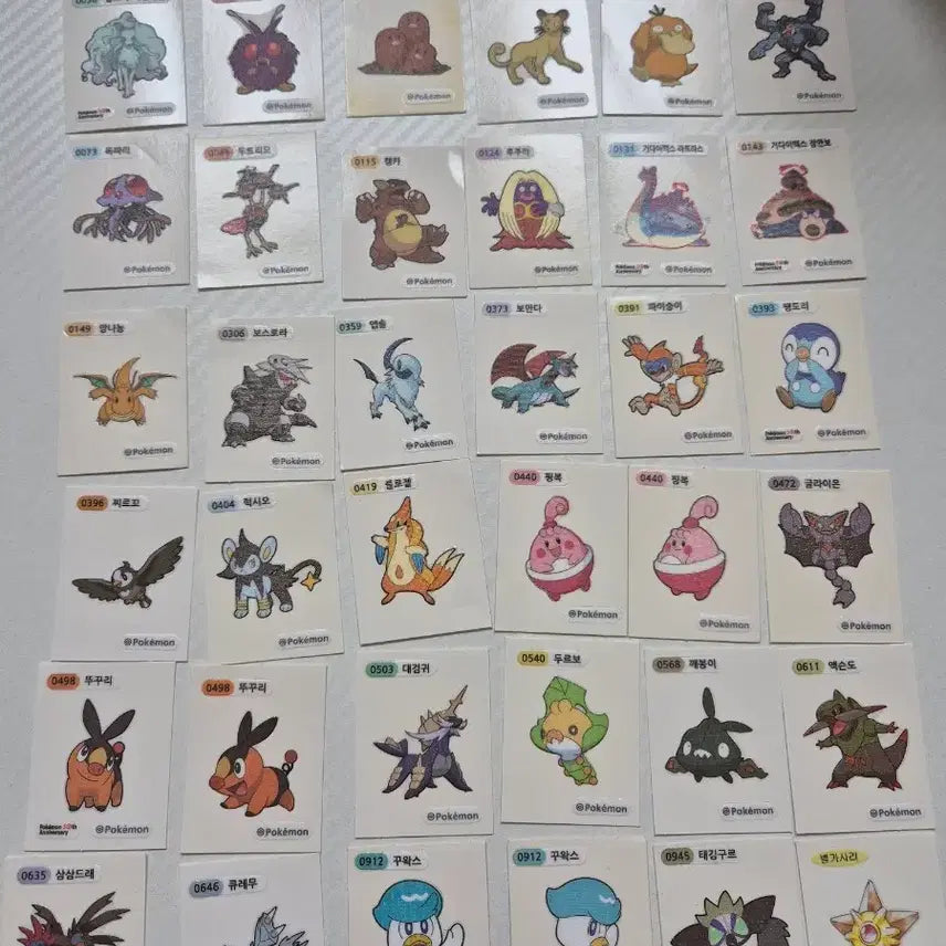 [BUNJANG] Pokemon Stickers Bundle Set / 띠부실 팔아요.