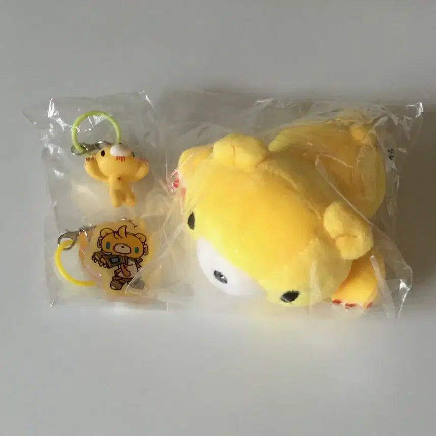 [BUNJANG] Vocaloid Kagamine Len Nesoberi Plush Keychain Charm / 글루미베어 보컬로이드 보카로 카가미네 렌 네소베리 메지루시 가챠 인형 키링 참