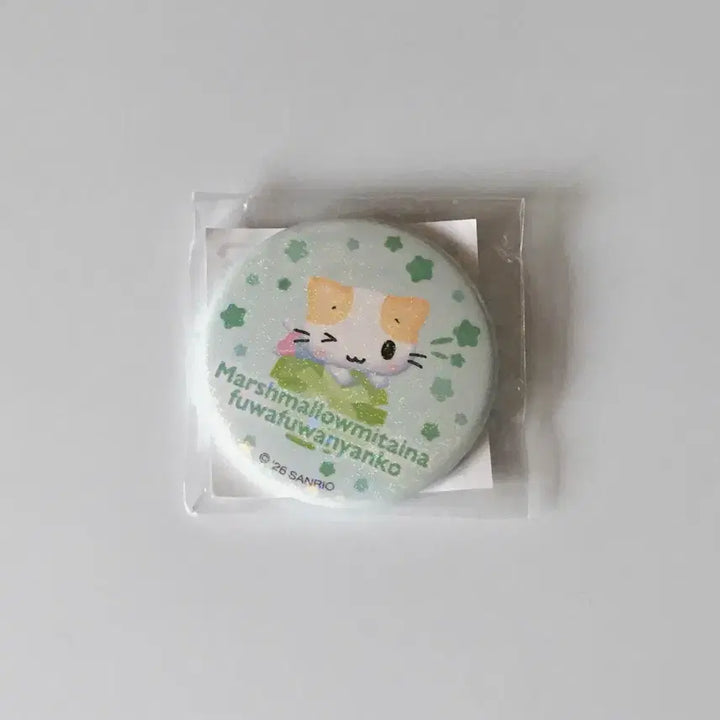 [BUNJANG] Sanrio Sanrio Fest Limited 2026 Marshmallow Hologram Can Badge / 산리오 마슈마로 산리오 페스 한정 2026 캔뱃지 굿즈