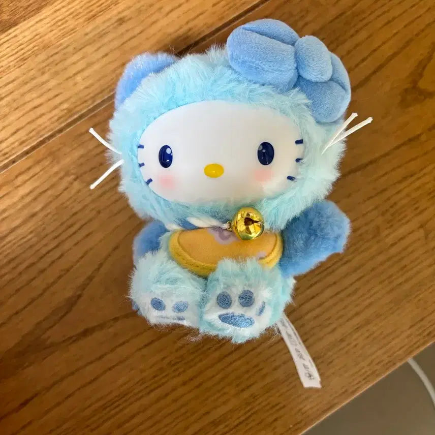 [BUNJANG] Sanrio Hello Kitty Blue Plush Doll / 산리오 헬로키티 파란색 인형