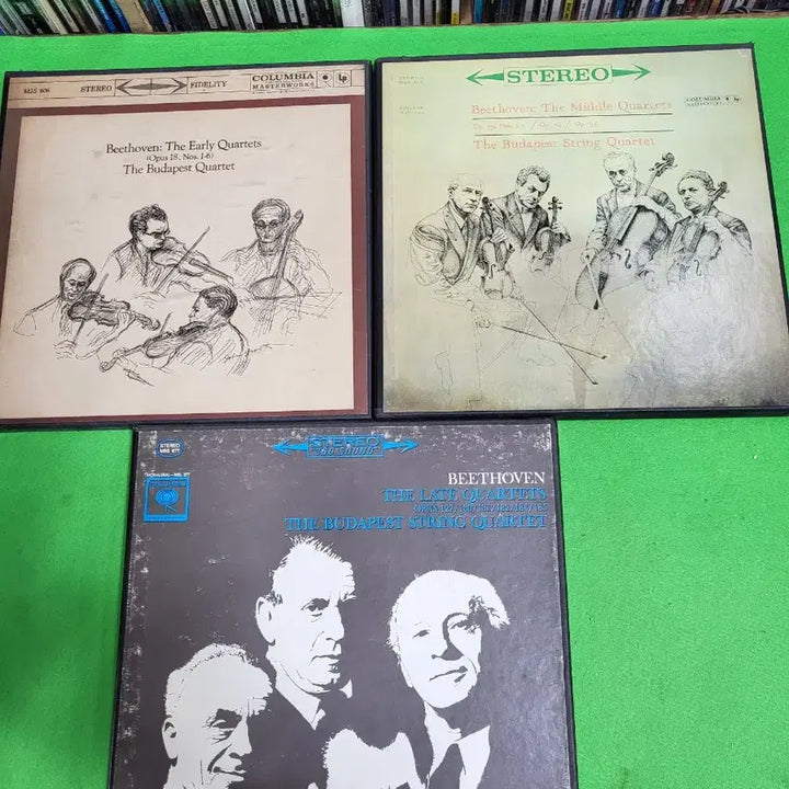 [BUNJANG] Beethoven String Quartet Early, Middle, and Late Periods Box Set (3 Volumes) / 베토벤 초기, 중기, 후기 현악4중주 박스반 3권