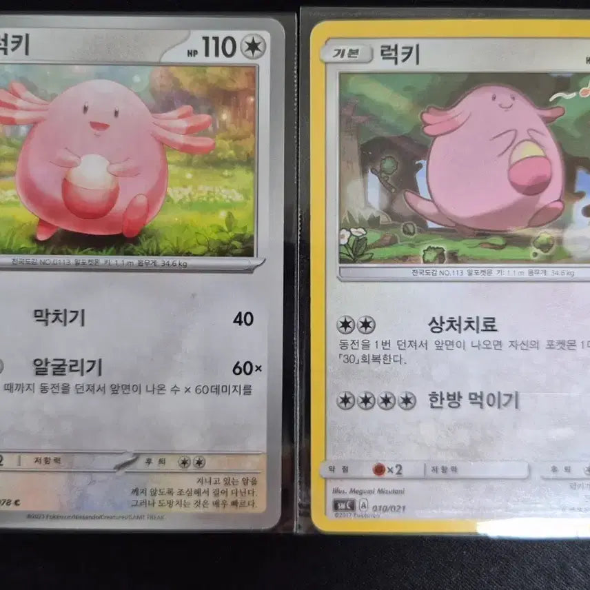 [BUNJANG] Pokemon TCG Lucky Draw 2 Card Set / 포켓몬 TCG 럭키 2장 세트