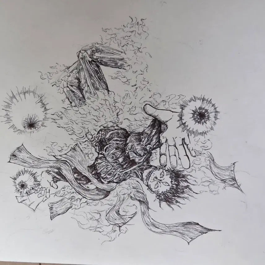 [BUNJANG] Custom Hand-Drawn Illustration Commission / 손그림 커미션