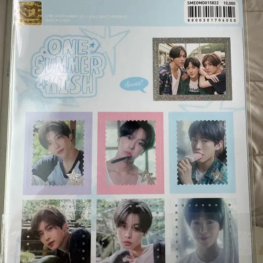 [BUNJANG] One Summer Wish Stamp Sticker (Sealed) / 미개봉) 원섬머위시 스탬프 스티커