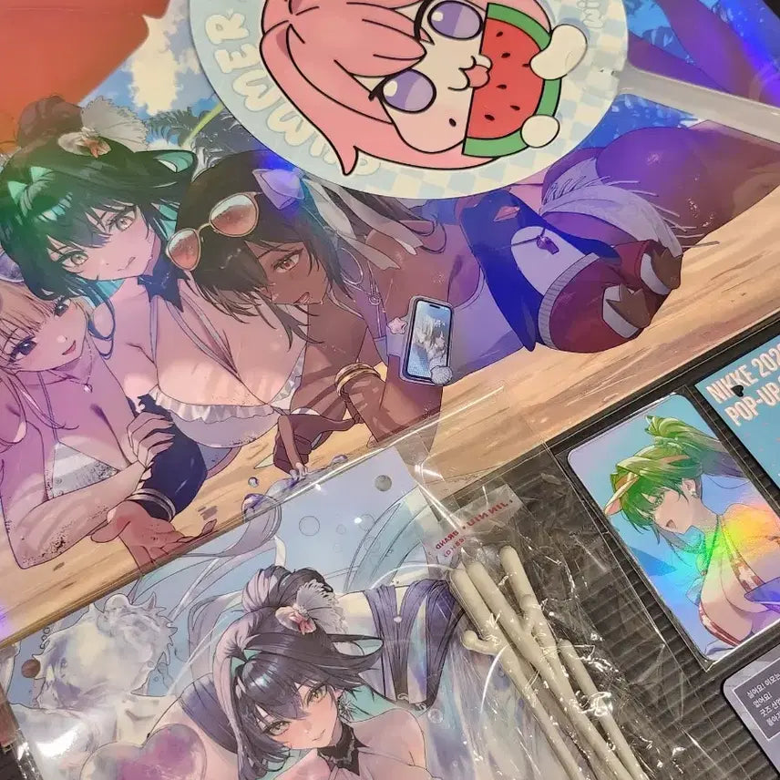 [BUNJANG] Nikke The Hyundai Pop-Up Exclusive Jewel Four-Cut Card Bundle Set (Siren, Cinderella, Marchana) / 니케 더현대 팝업 특전 주얼 네컷 카드 일괄 세이렌 신데렐라 마르차나