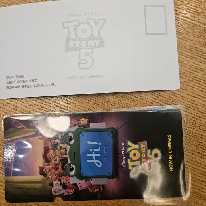 [BUNJANG] Toy Story 5 CineQ Special Ticket &amp; Postcard Bundle Set / 토이스토리 5 씨네큐 스페셜 티켓,엽서 일괄