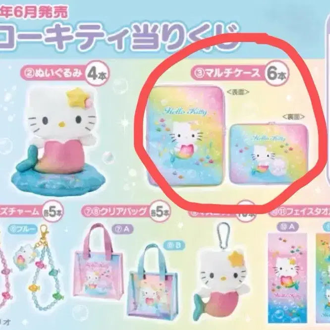 [BUNJANG] Hello Kitty Atari Kuji C Prize Tablet Pouch / Laptop Pouch / 헬로키티 쿠지 3등 C상 멀티파우치 태블릿파우치 노트북파우치 미개봉 새상품