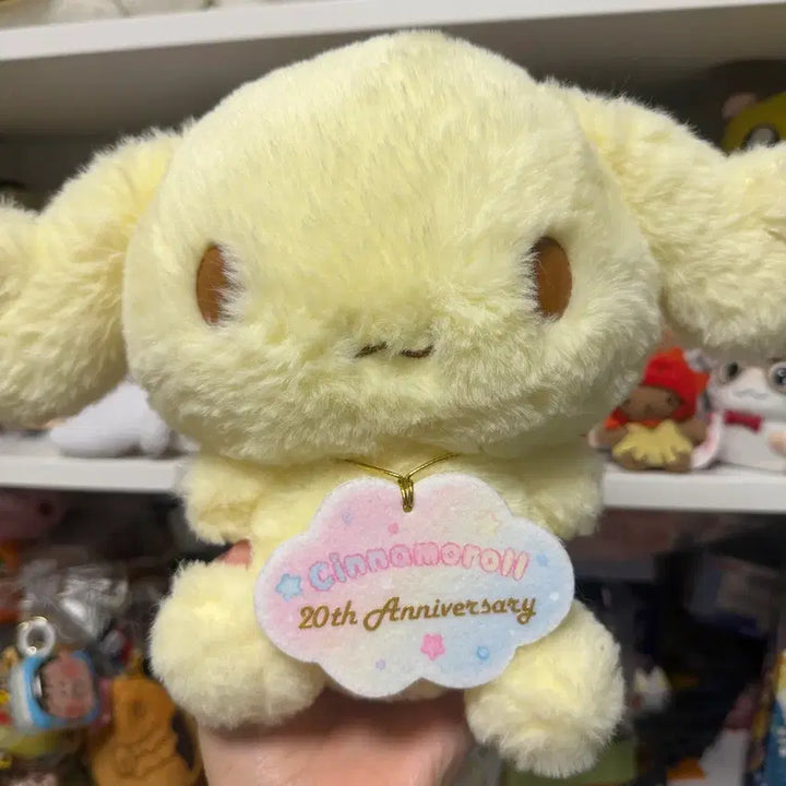 [BUNJANG] Sanrio Cinnamoroll 20th Anniversary Espresso Plush Doll / 일본 고전 산리오 시나모롤 20주년 에스프레소 인형