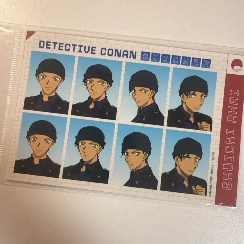 [BUNJANG] Detective Conan Shuichi Akai ID Photo Sticker / 코난 아카이슈이치 증명사진 스티커