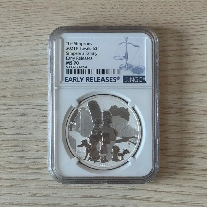 [BUNJANG] 2021 Tuvalu The Simpsons Silver Coin 1oz / 2021 투발루 심슨 은화 1oz ms70