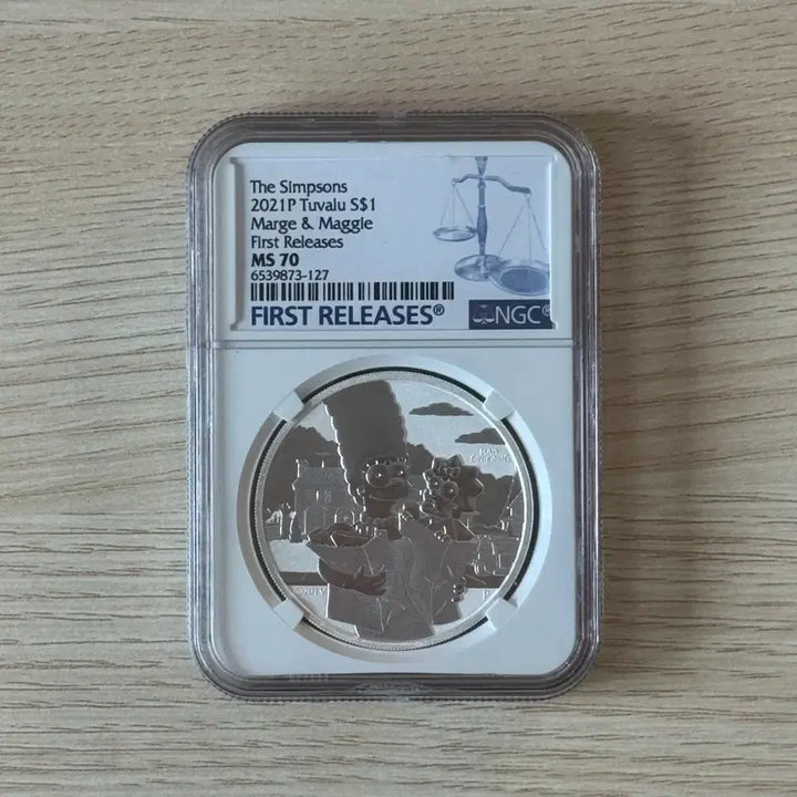 [BUNJANG] 2021 Tuvalu The Simpsons Silver Coin 1oz / 2021 투발루 심슨 은화 1oz ms70