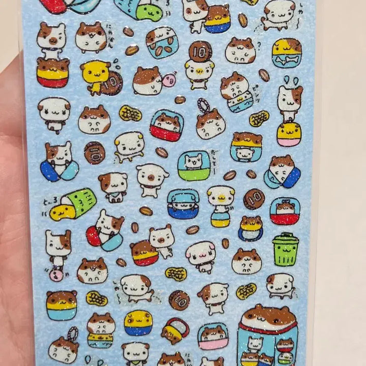 [BUNJANG] Vintage Stickers Ham-jjang Hospital Rabbit Sticker Paper Goods / 개별)고전스티커 헤이세이스티커 햄짱 병원토끼 스티커 지류 문구