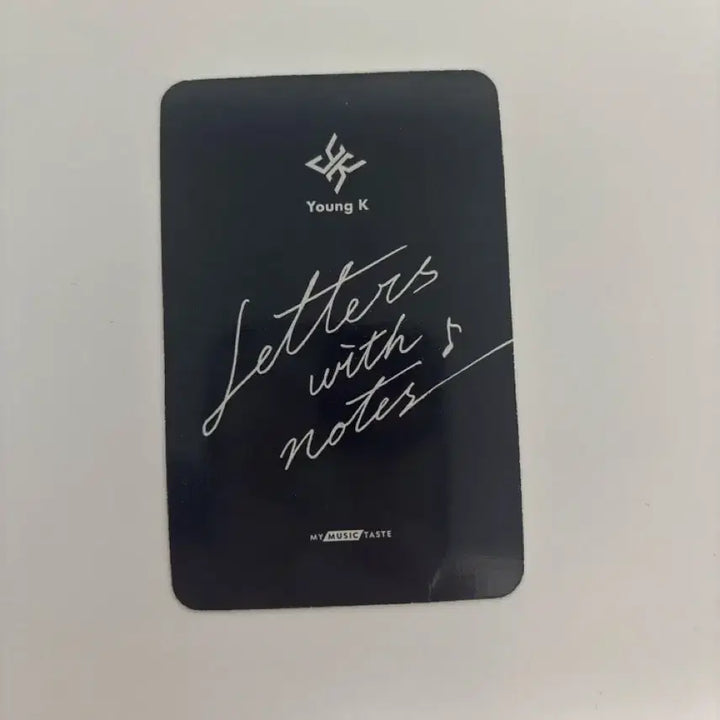 [BUNJANG] Young K Let It Be Signed Photocard / 영케이 렛잇비 싸인포카