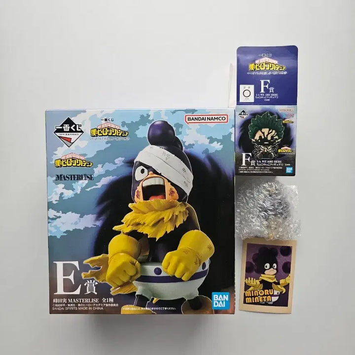 [BUNJANG] My Hero Academia Mineta Minoru Ichiban Kuji Figure &amp; Chokonokko, Pascha Bundle Set (Sealed) / 히로아카 이치방 쿠지 미네타 미노루 E상 피규어, F상 초코노코, 추억 파샤 미개봉 일괄