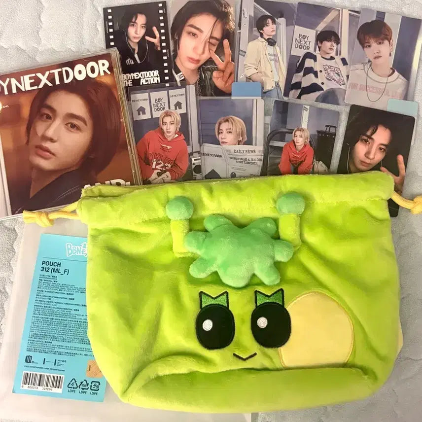 [BUNJANG] TXT Yeonjun Pouch + Official Goods / 탈덕처분) 쁘넥도 312 삼한이 파우치 + 공굿