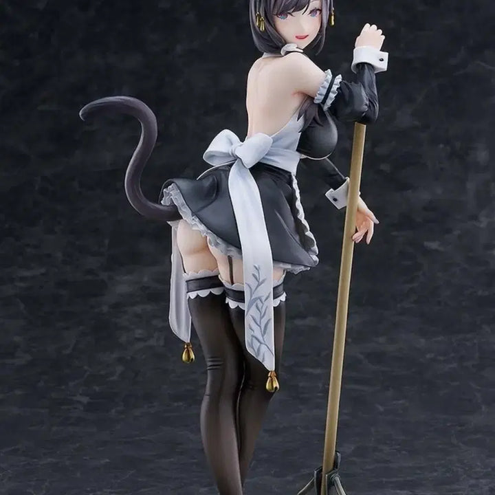 [BUNJANG] DMM Factory Maid House Black Hair 1/6 Scale Figure Set / DMM Factory 메이드 하우스 흑발 1/6 피규어 세트