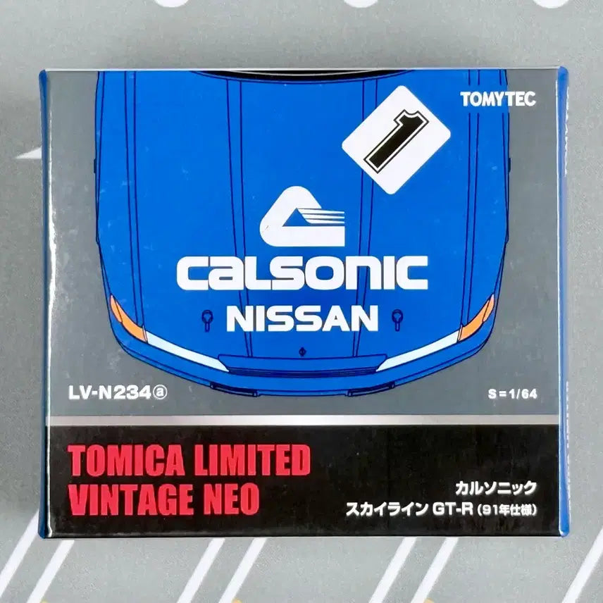 [BUNJANG] Tomica Limited Vintage Neo Calsonic Skyline GT-R (1991 Spec) 1/64 Scale / 토미카 리미티드 빈티지 네오 칼소닉 스카이라인 GT-R