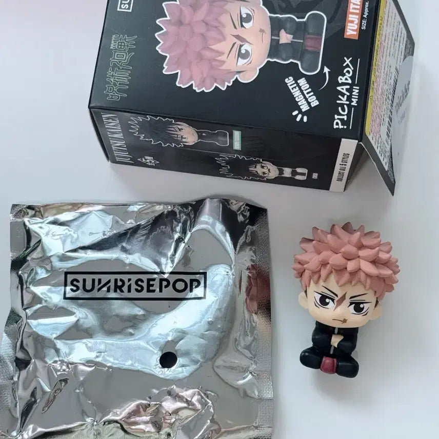 [BUNJANG] Jujutsu Kaisen Sunrise Pop Mini Figure - Yuji Itadori / 주술회전 선라이즈팝 미니 피규어 - 이타도리 유지