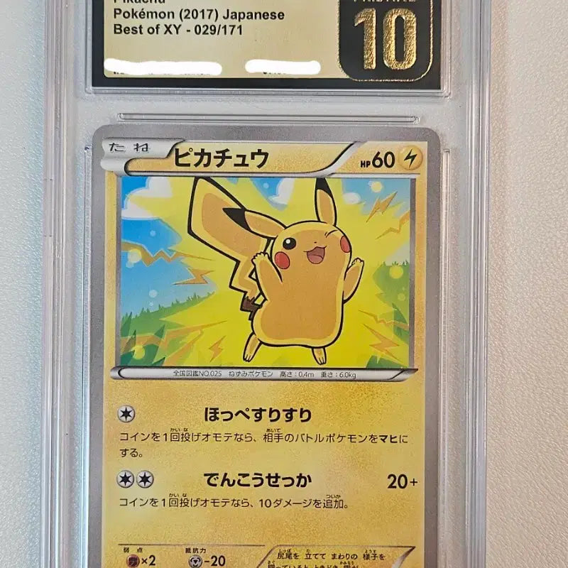[BUNJANG] Pokemon Card Pikachu BEST OF XY CGC Pristine / [초특가 급처]포켓몬카드 피카츄 best of xy cgc 프리스틴