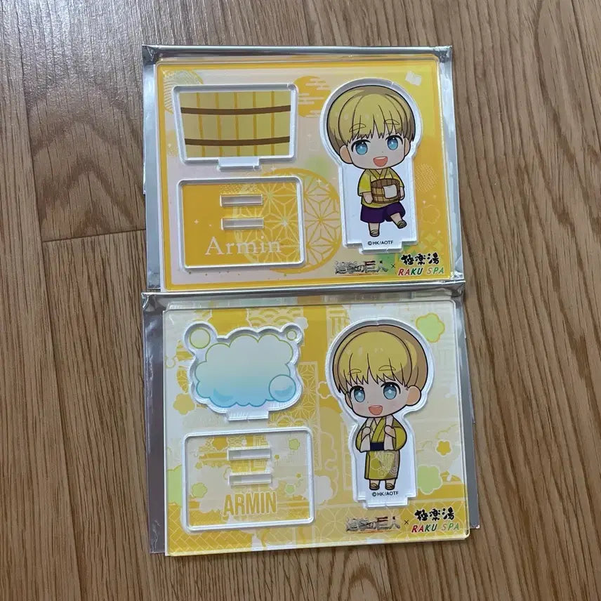 [BUNJANG] Attack on Titan Armin Arlert Rakusupa Gokkura-tang Acrylic Stand / 진격의 거인 진격거 아르민 라쿠스파 극락탕 아크릴