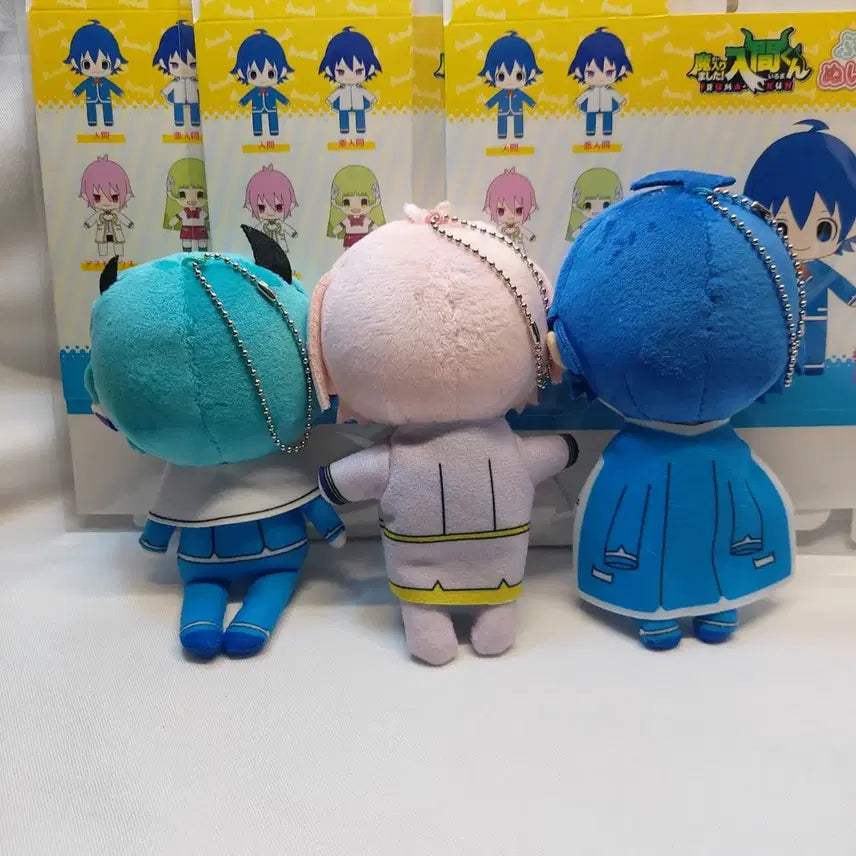 [BUNJANG] Welcome to Demon School! Iruma-kun Az Protag Bundle Set (Plush Dolls &amp; Badge) / (일괄) 악마에 입문했습니다 이루마군 (아즈인형과뱃지&amp;키리오&amp;이루마)