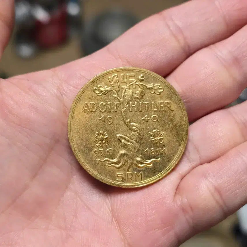 [BUNJANG] Adolf Hitler 5RM Commemorative Medal (1940) / 독일 아돌프 히틀러 5RM 기념 메달