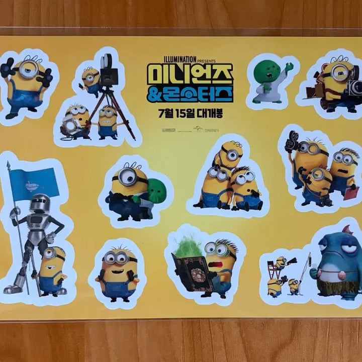 [BUNJANG] Minions &amp; Monsters 2nd Week Sticker / 미니언즈 &amp; 몬스터즈 2주차 스티커