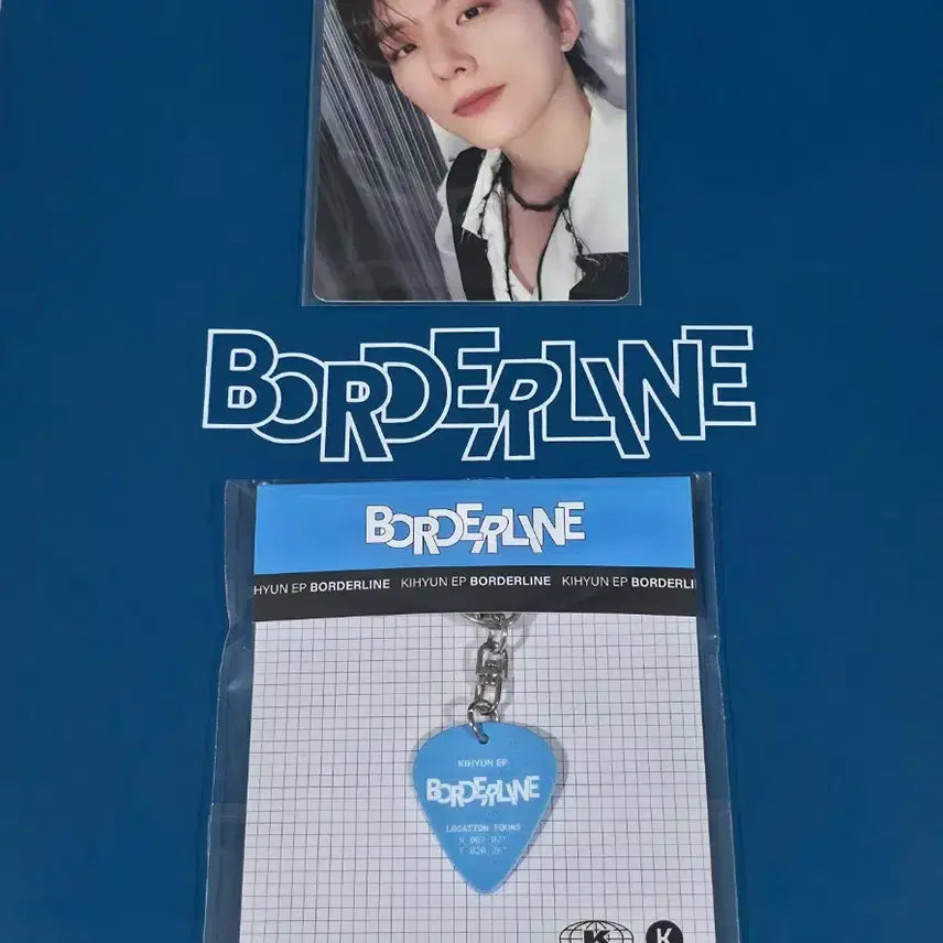 [BUNJANG] Kihyun BORDERLINE Shopping Bag, Umbrella, Keychain, Photocard Set / 기현 보더라인 BORDERLINE
