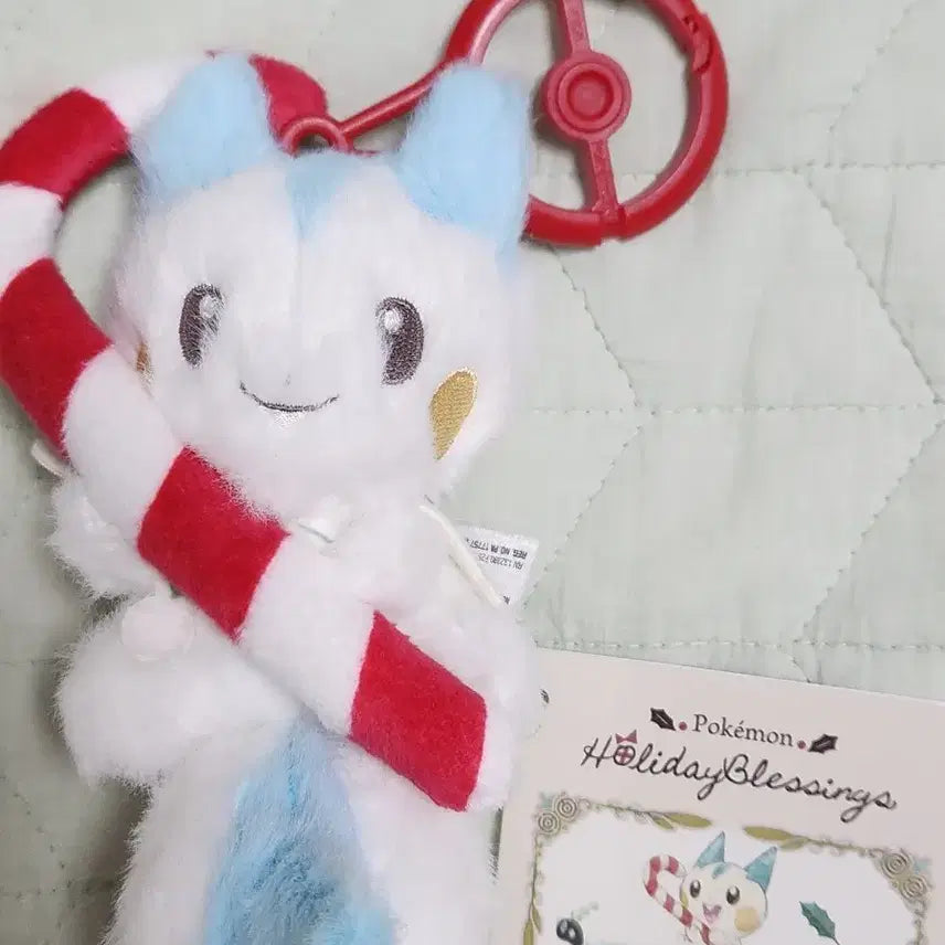 [BUNJANG] Pokemon Popup Holiday Christmas Pachirisu Mascot Plush / 포켓몬 팝업 홀리데이 크리스마스 파치리스 마스코트 인형